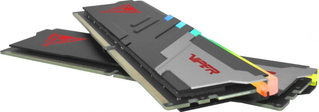 Memorie Patriot Viper Venom RGB, DDR5, 32 GB, 6200 MHz, CL40, PVVR532G620C40K