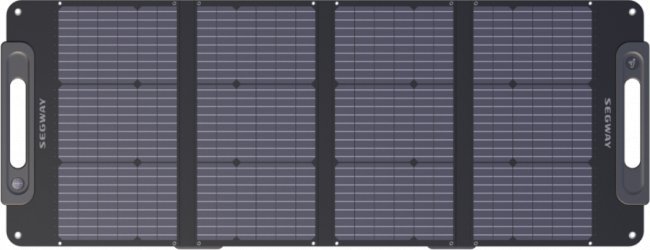 Panel diellor Segway SP100 për Cube, palosshëm, efikasitet i lartë, i zi
