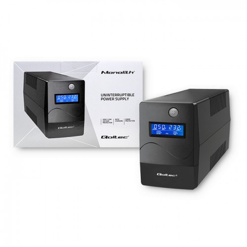 UPS Qoltec Monolith, 0.45 kVA, 240W