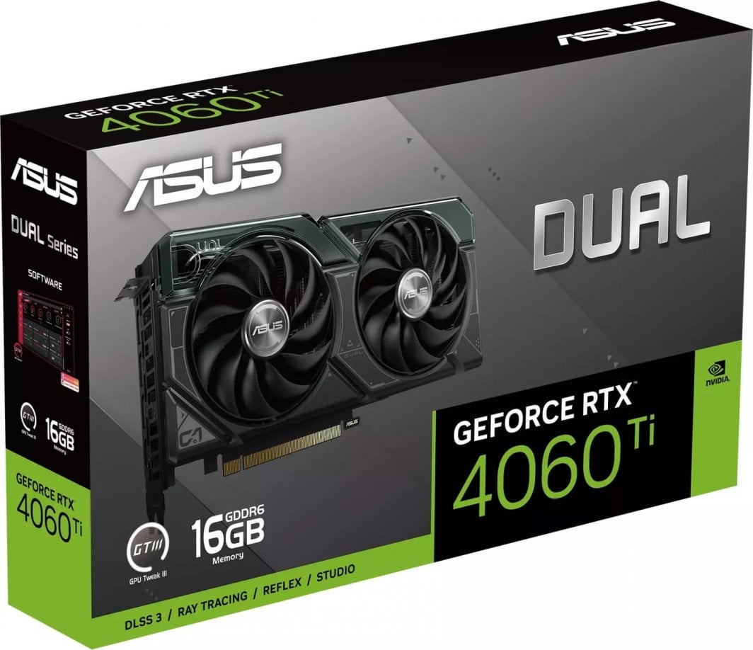 Kartelë grafike Asus Dual GeForce RTX 4060 Ti 16GB GDDR6