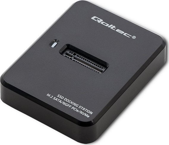 Doking stacion për SSD M.2, SATA PCIe NGFF, i zi