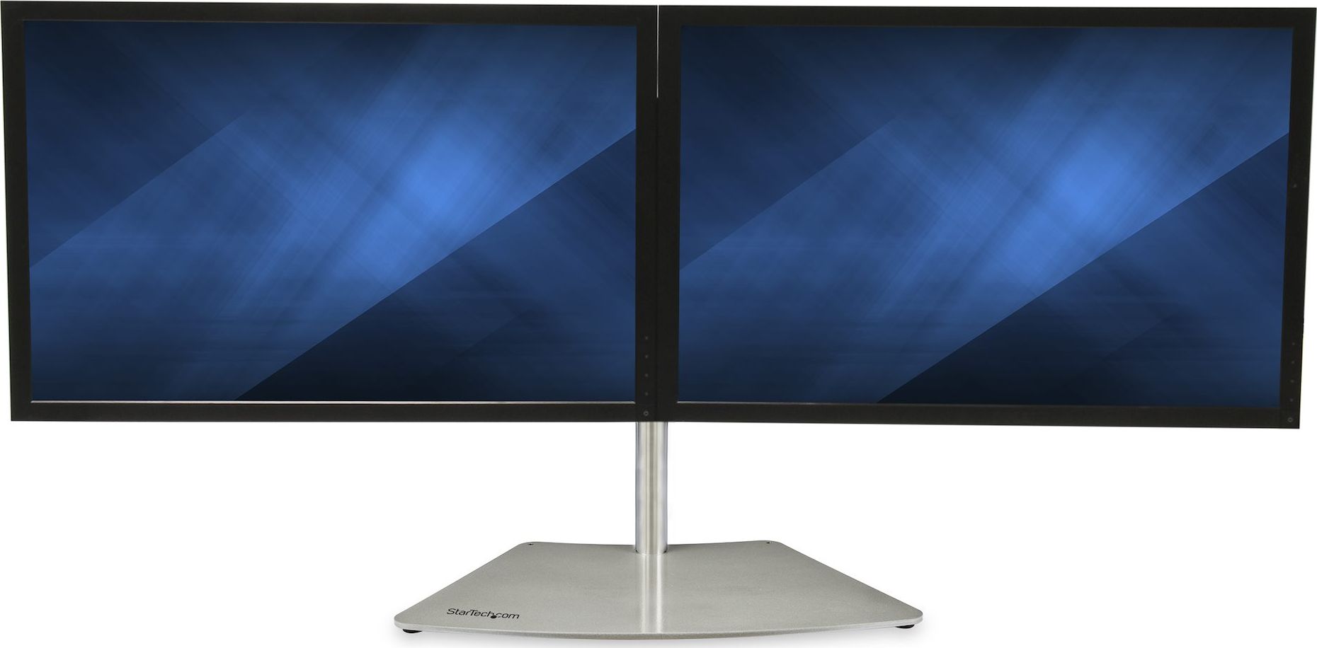 Qëndrim për dy monitorë StarTech, deri 24", rregullim lartësie, i zi