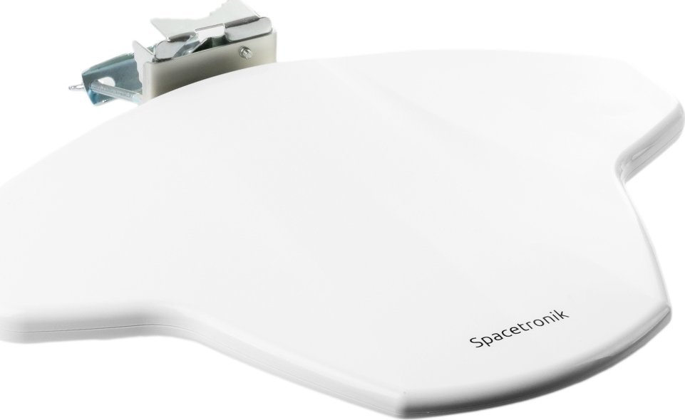 Antena TV Spacetronik DVB-T2 EDIT LTE 5G, për shtëpi dhe camper, pjatë + antenë