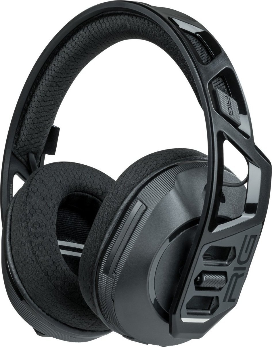 Kufje lojërash Nacon RIG 600 Pro HX, pa tela, 2.4 GHz Bluetooth, të zeza