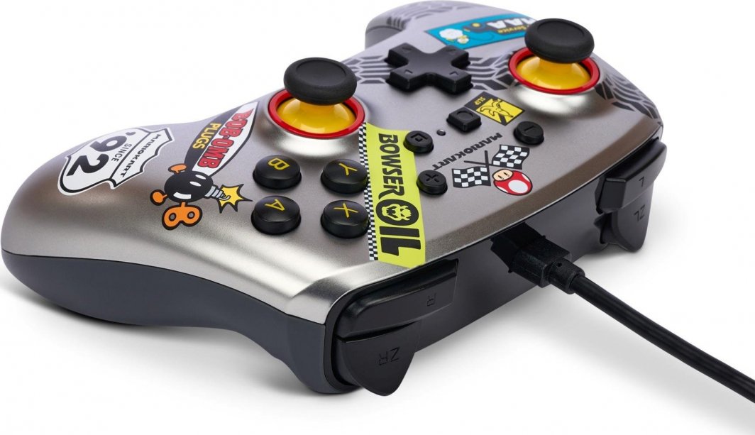 Kontroller PowerA Enhanced Mario Kart, me kabllo, shumëngjyrësh
