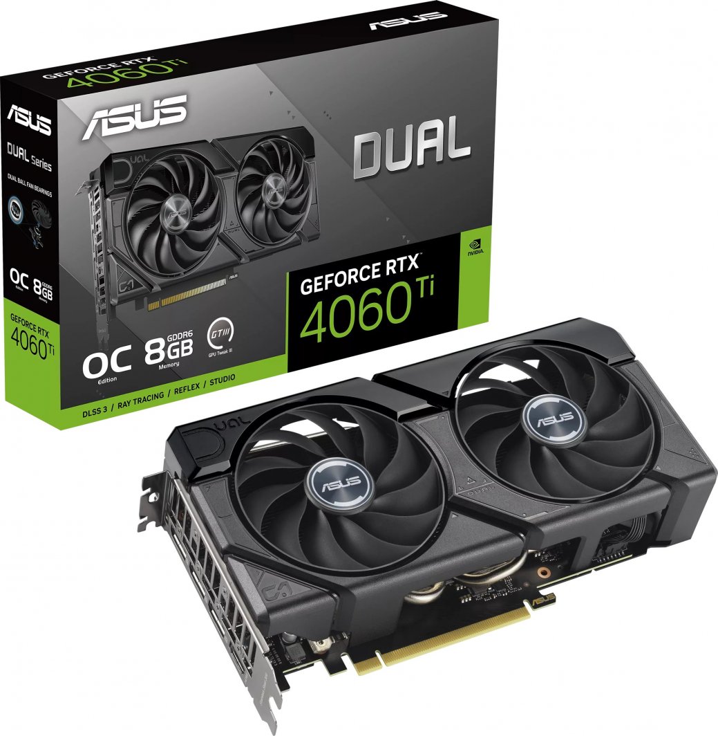 Kartelë grafike Asus Dual GeForce RTX 4060 Ti EVO OC 8GB GDDR6