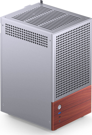 Kasa kompjuterike Jonsbo T6 Mini ITX, 13.7L, panel xhami i temperuar, argjend