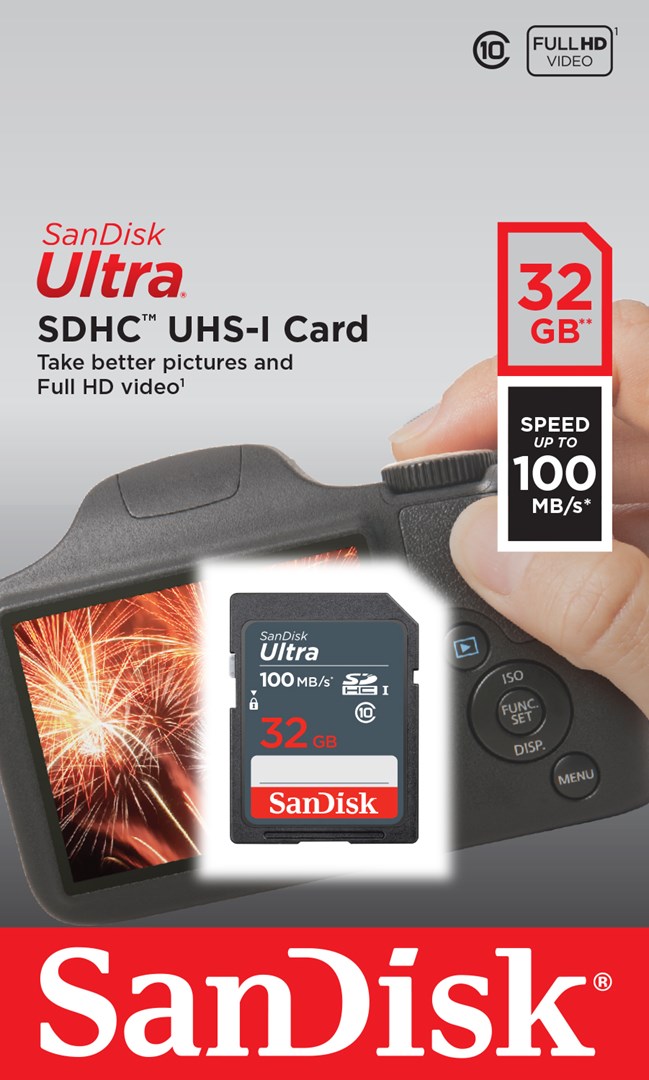 Kartë e memories SanDisk Ultra, SDHC, 32 GB, Class 10
