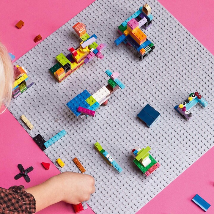 Pad ndërtimi LEGO® Classic 11024, 1 copë, gri