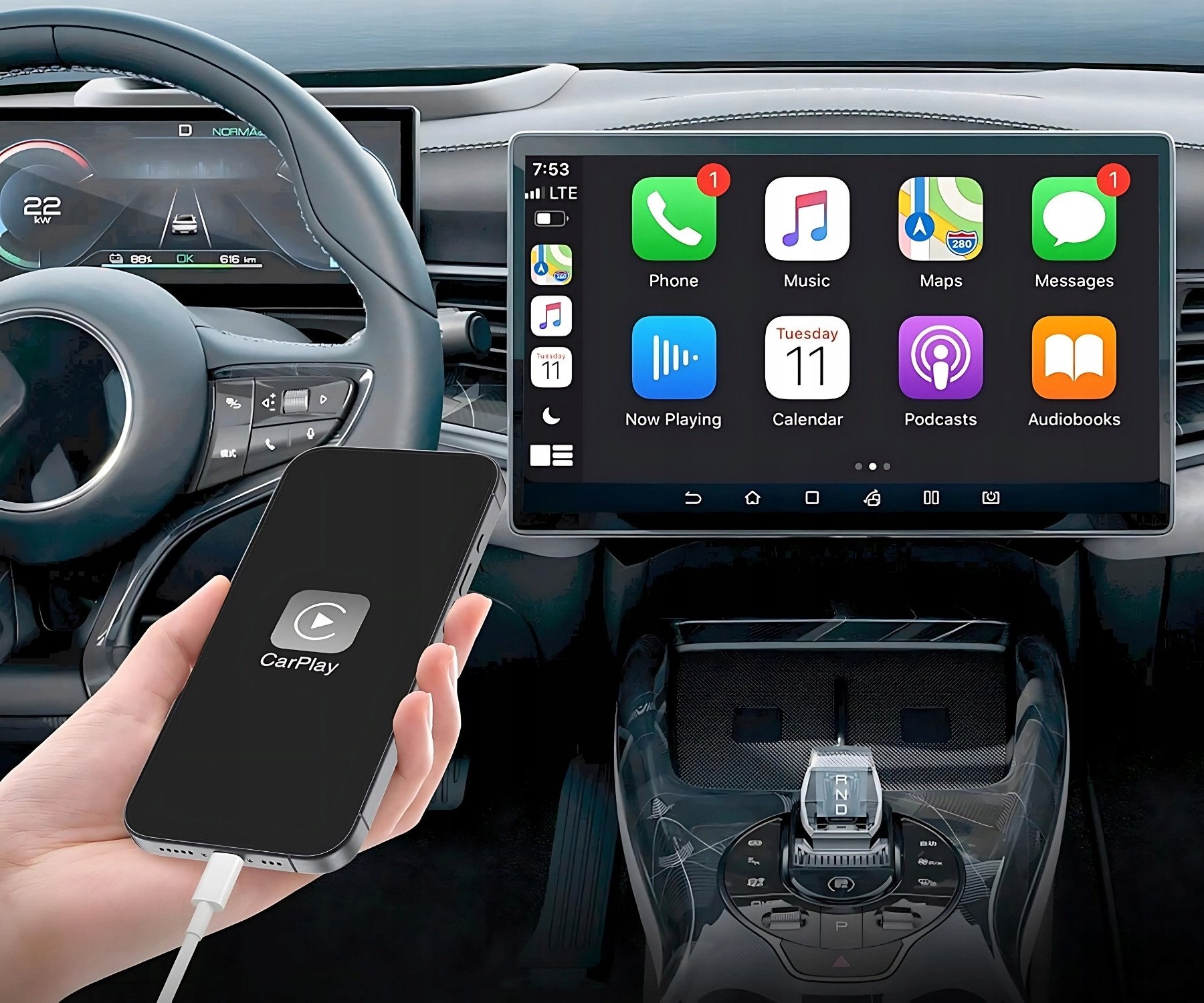 Kabllo karikimi Delta Multimedia CHAR CC 1M 100W, USB C në USB C, 1m, e bardhë