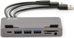Docking station LMP Attach Dock Pro, 10 porta, për iMac, i hirtë