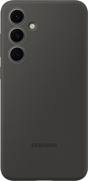 Mbulesë silikoni Samsung për Galaxy S24 FE, përshtatje precize, e zezë