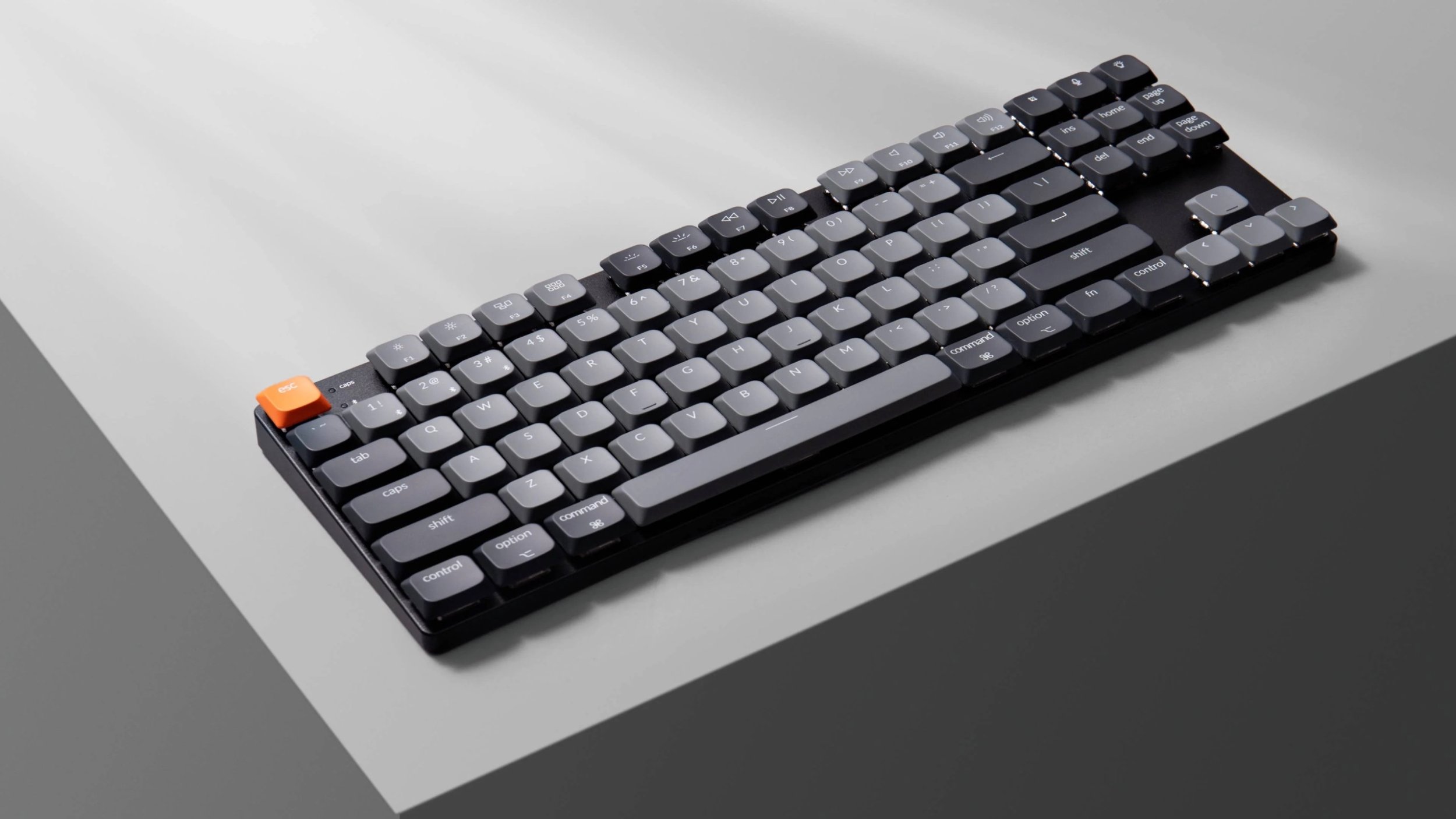 Tastierë mekanike wireless Keychron K1 QMK Version 6 K1X-A1, profili i ulët, me ndriçim