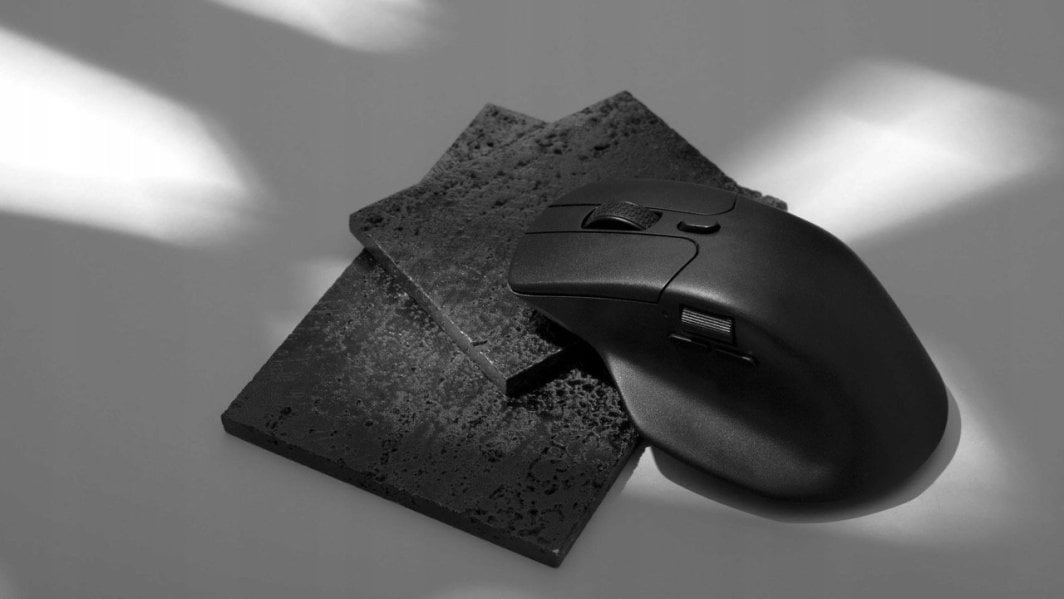Maus gaming Keychron M6 4K, ergonomik, pa kabllo USB C Bluetooth, i zi