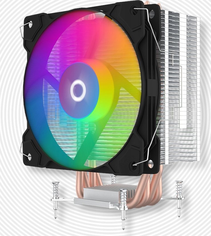 Ftohës CPU Puck Pro 2.0, 120mm PWM, RGB, i zi