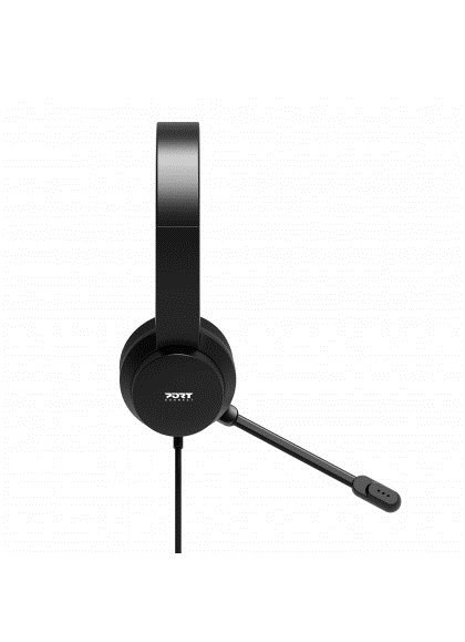 Kufje USB Comfortable Stereo Office, të zeza