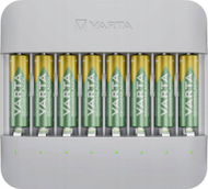 Karikues baterish Varta Eco Charger 57682101121, për AAA dhe AA, karikim i shpejtë, gri