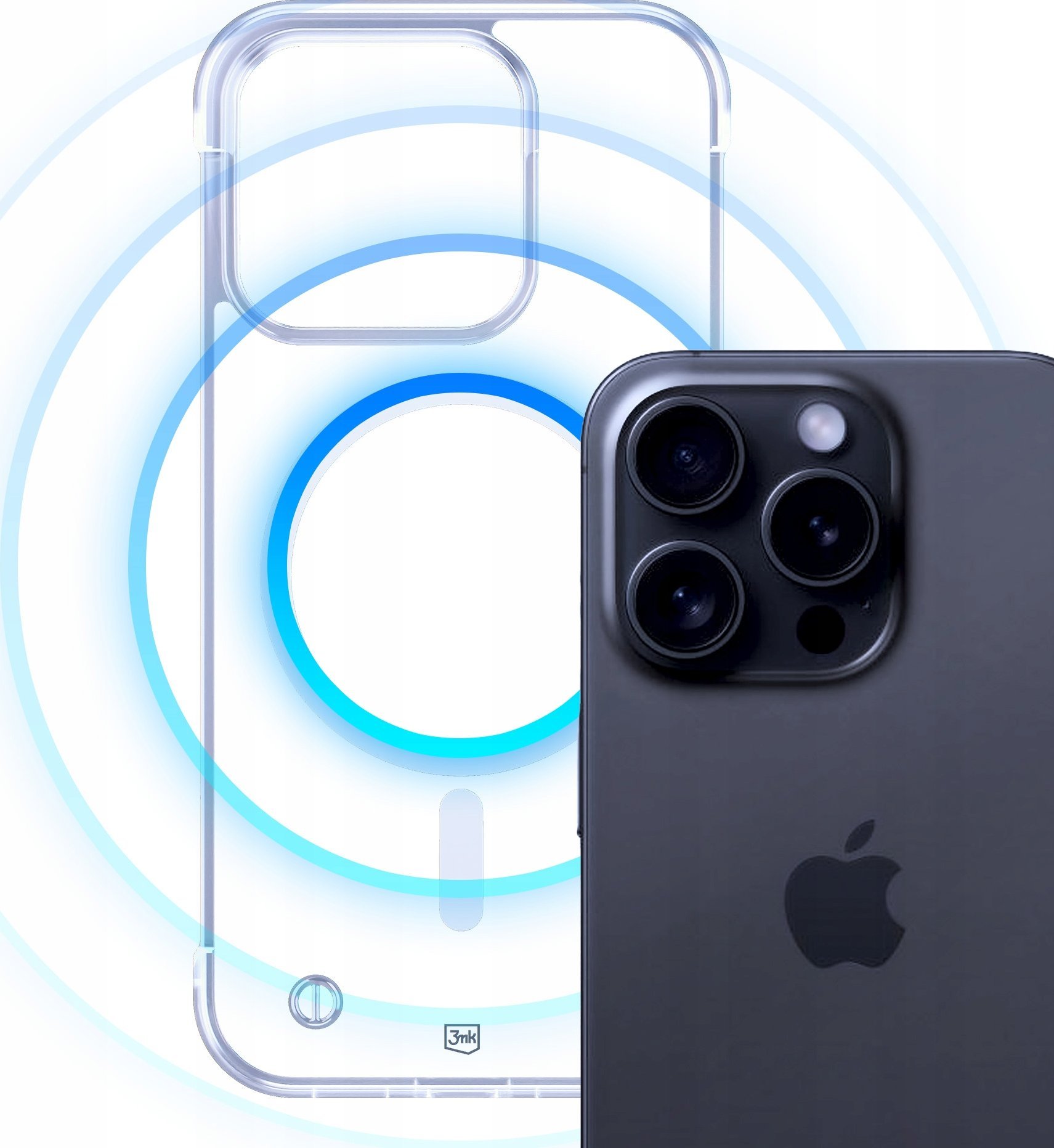 Mbulesë telefoni 3MK Just20g MagCase për iPhone 14 Pro Max, kompatibile me MagSafe, transparente