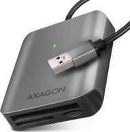 Lexues kartash Axagon CRE-S3, USB-A 3.2 Gen 1, 3 slote SD microSD CF, gri