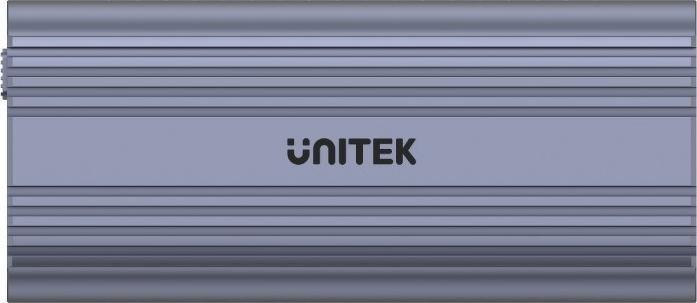 Кутија за надворешен SSD Юнитеκ S1225A, M.2 NVMe SATA, USB C 3.2 Gen 2, сива
