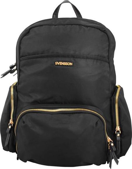 Çantë shpine Shpina Svensson Resa, për laptop 14.1", ndarje të organizuara, e zezë