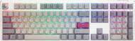 Tastierë gaming Ducky One 3, RGB, MX Silent Red, Mist Grey