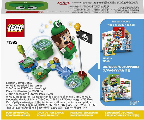 Set LEGO Super Mario ™ 71392 Mario Frog - outfit, 11 pjesë