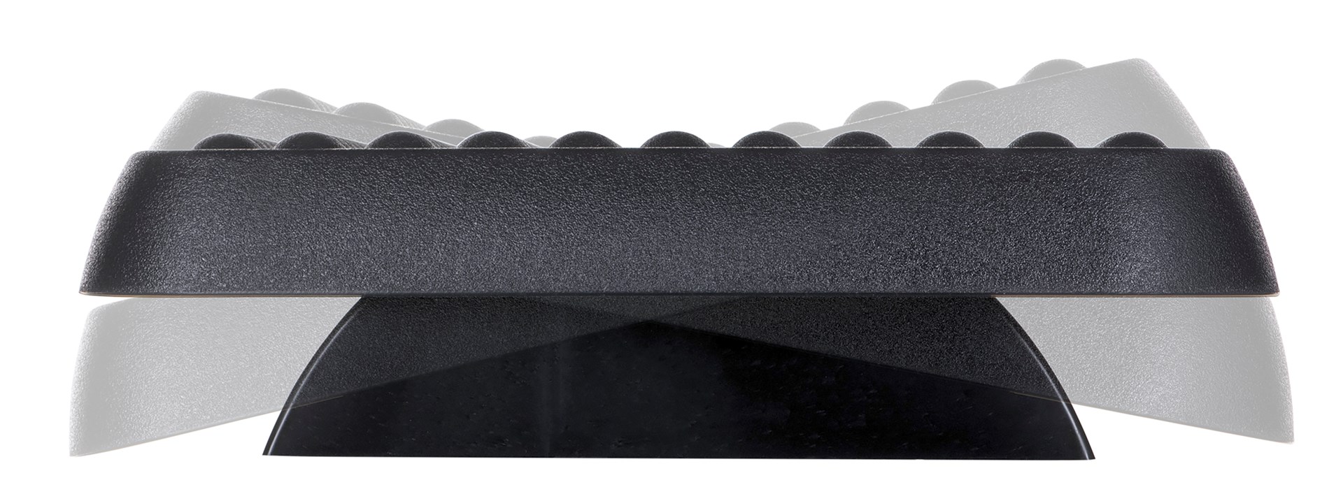 Mbështetëse këmbësh Fellowes Standard, ergonomike, e rregullueshme, e zezë