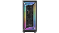 Kuti kompjuteri Aerocool Interstellar ARGB, Midi Tower, me xham të temperuar, e zezë