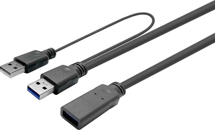Kabllo USB Vivolink PROUSB3AAF12.5C, USB 3.2 Gen 1, 12.5 m, e zezë