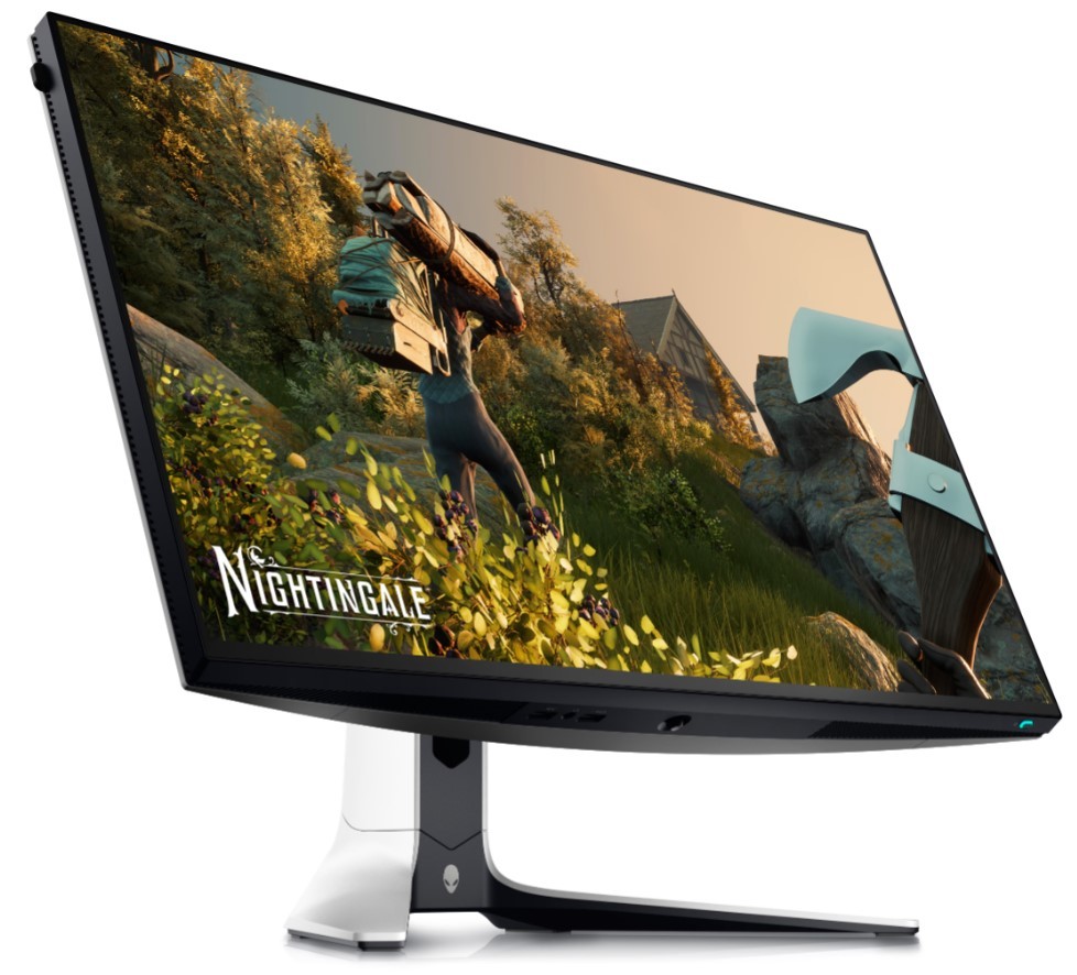 Monitor Dell Alienware AW2723DF, 27", 240Hz, 2560 x 1440, i zi/ bardhë