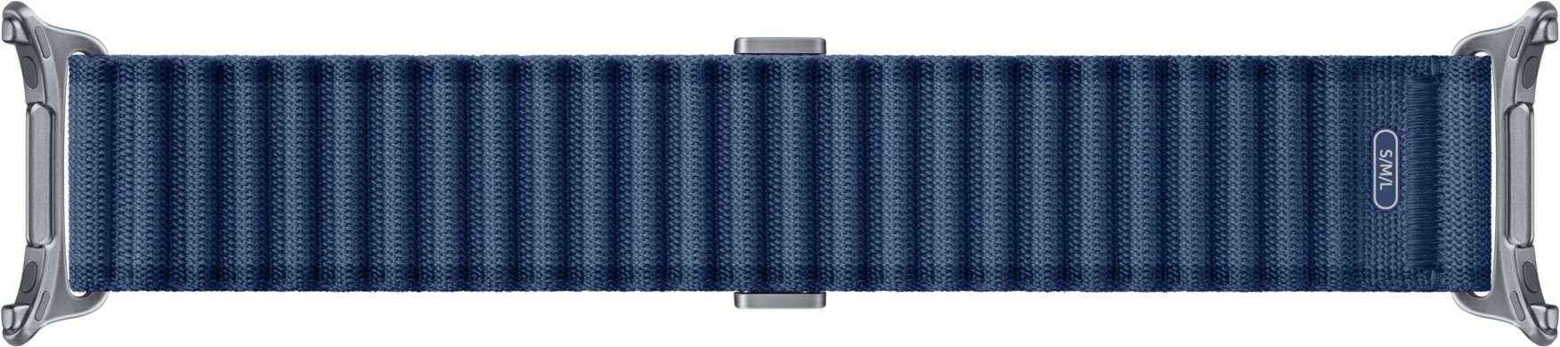 Rrip ore Samsung Trail Band për Galaxy Watch Ultra, stof sportiv, i kaltër