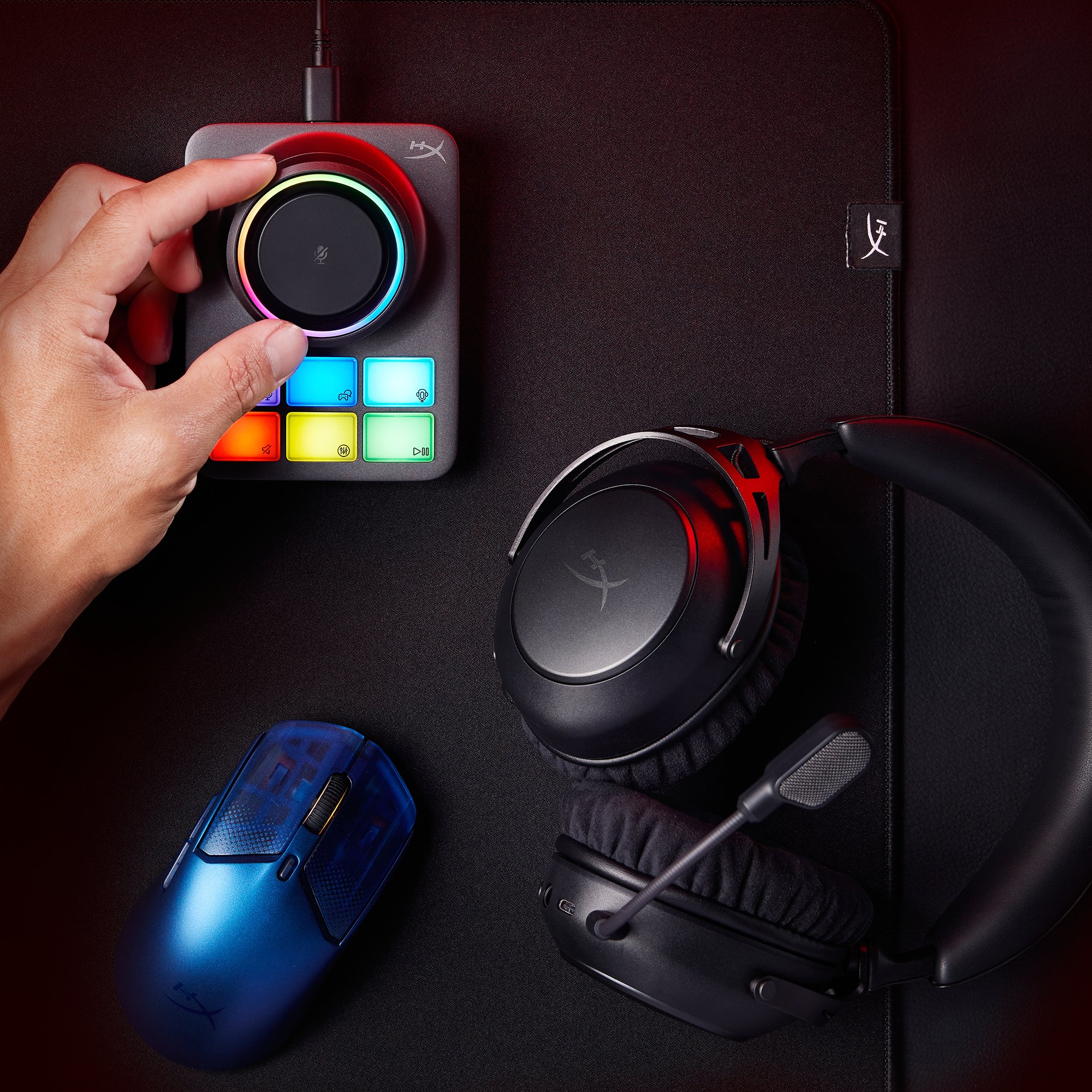 Kufje gaming HyperX Cloud Alpha 2 Pro, pa tela, anulim zhurme, të zeza