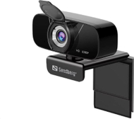 Webkamera Sandberg USB Chat Webcam 1080p, Full HD, me mikrofon, e zezë