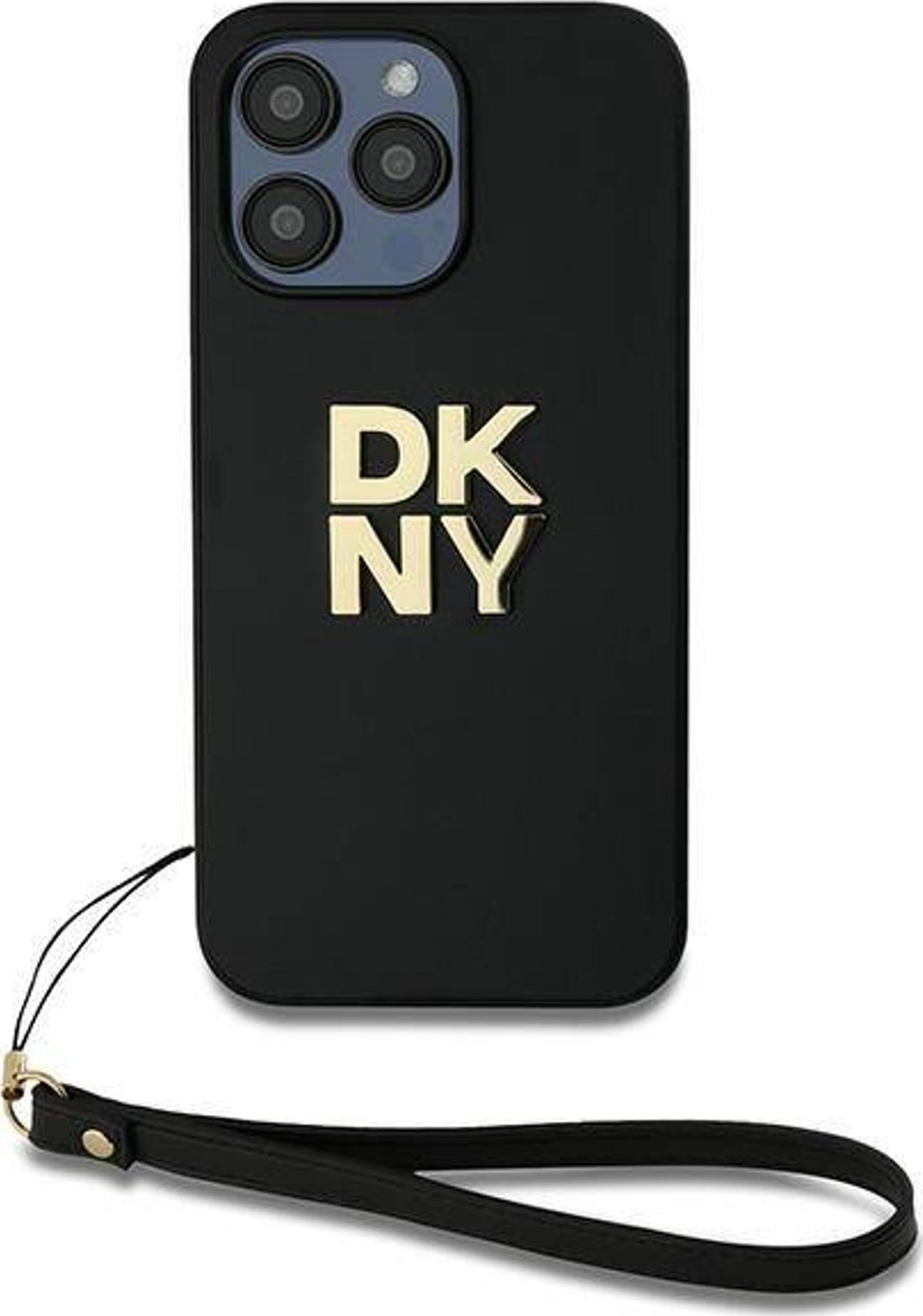 Mbulesë telefoni DKNY për iPhone 14 Pro, 6.1", me rrip, e zezë