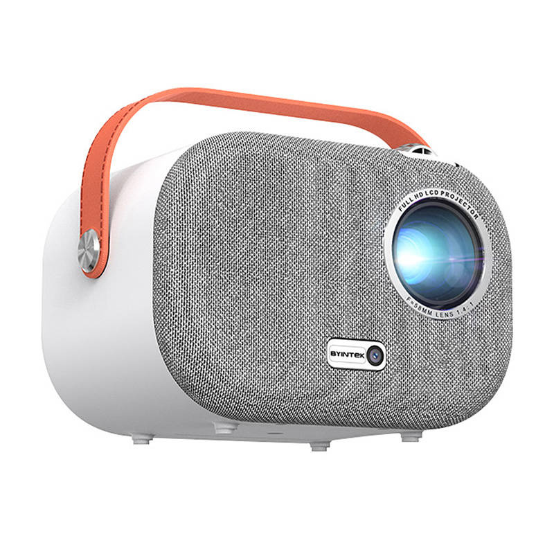 Projektor Byintek K16Pro, Full HD 1080p, 300 ANSI lumens, gri
