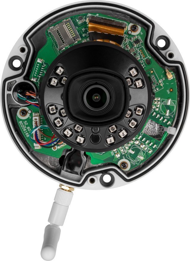 Kamerë IP BCS Line BCS-L-DIP14FSR3-W, 4 Mpx, Wi-Fi, lentë 2.8 mm, e bardhë