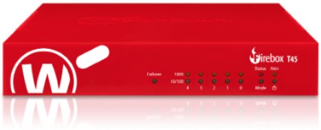 Firewall WatchGuard Firebox T45 PoE, Total Security Suite, gigabit, i kuq