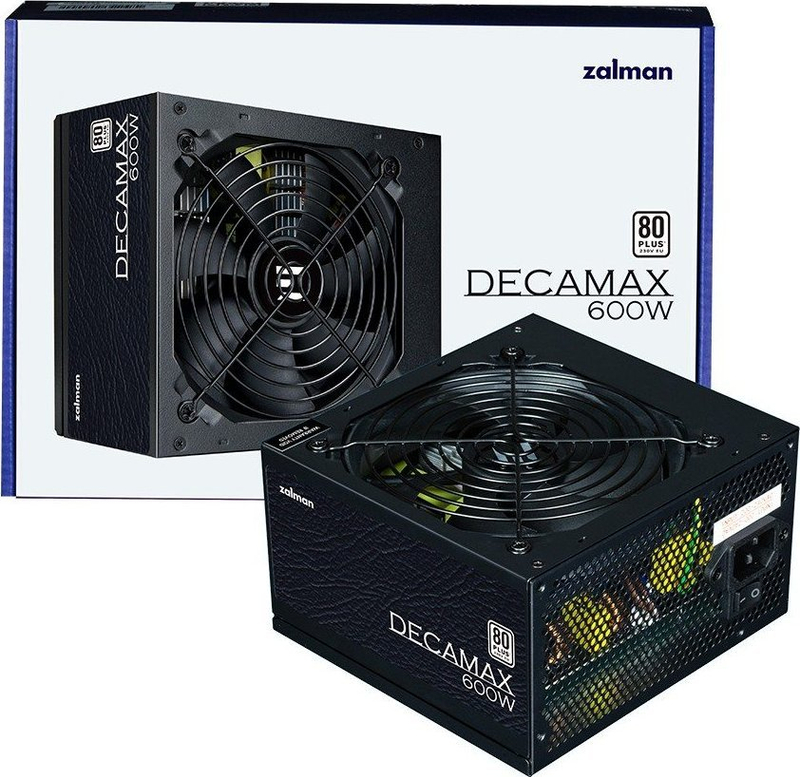 Furnizim rryme PC Zalman Decamax ZM600-LX3, 600W, 80Plus, i zi