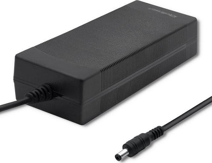Адаптер за напојување за лаптоп Qoltec 50795, 120 W, 24 V 5 A, излез 2.5 mm, црн