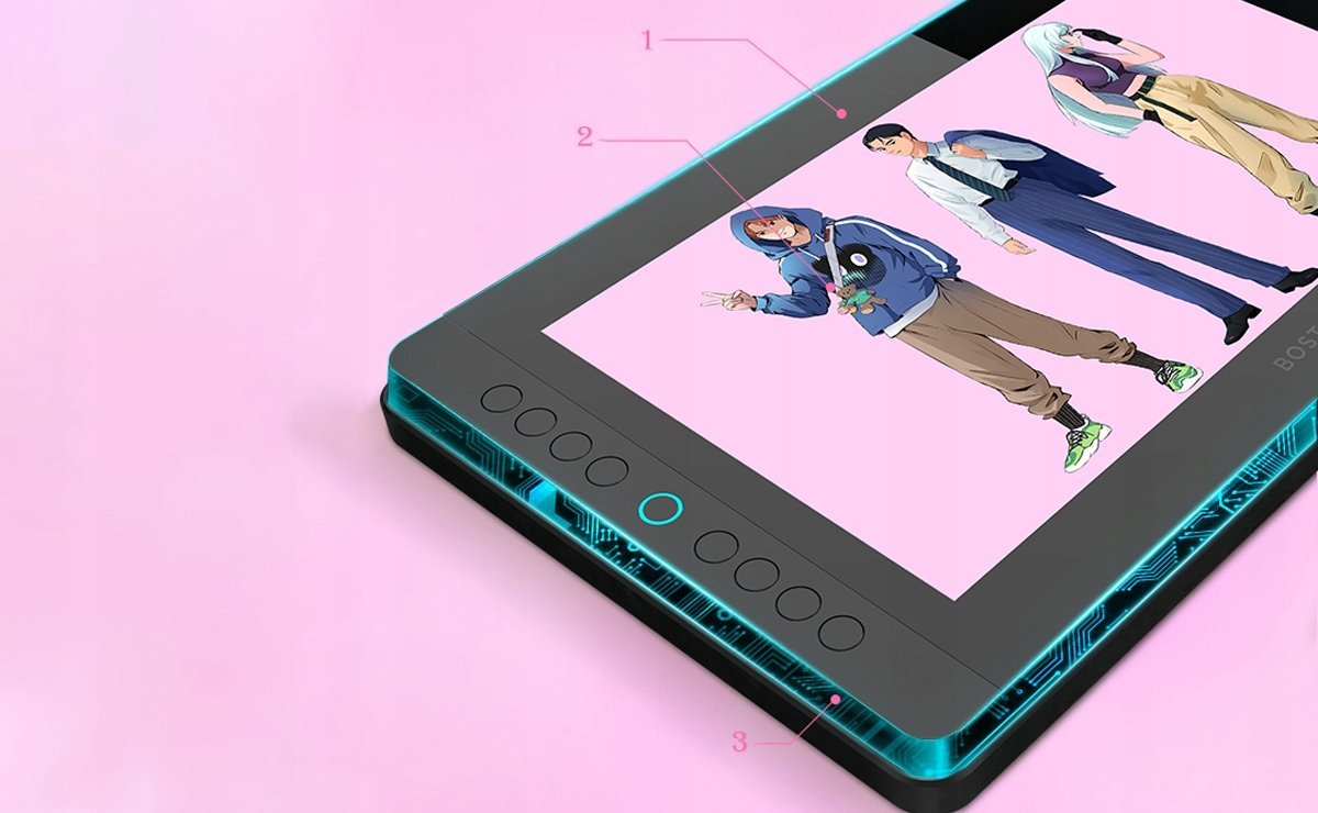 Tablet grafik Bosto BT-13HDKT, 13.3", Full HD, i zi