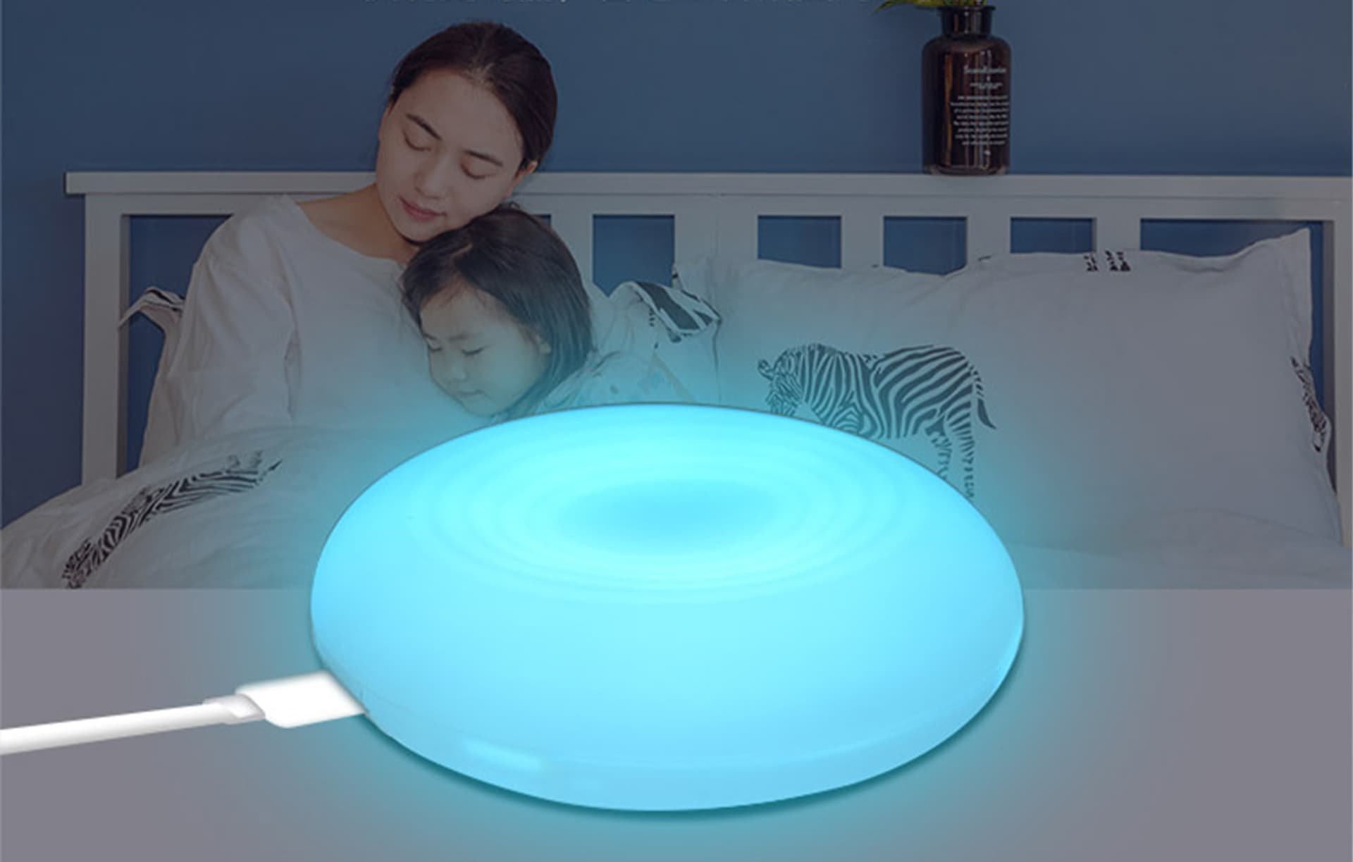 Karikues wireless Remax RL-LT11 Jellyfish, 10W, me dritë dekori, i bardhë