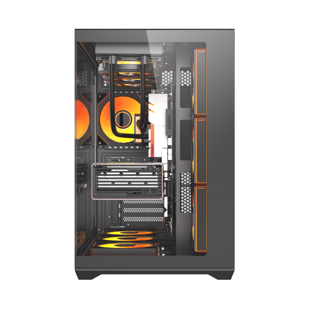 [OUTLET] Kasë Darkflash Case C280, Mid-Tower, e zezë
