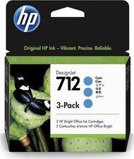 Ngjyrë HP 712 3-Pack, 29ml, e kaltër