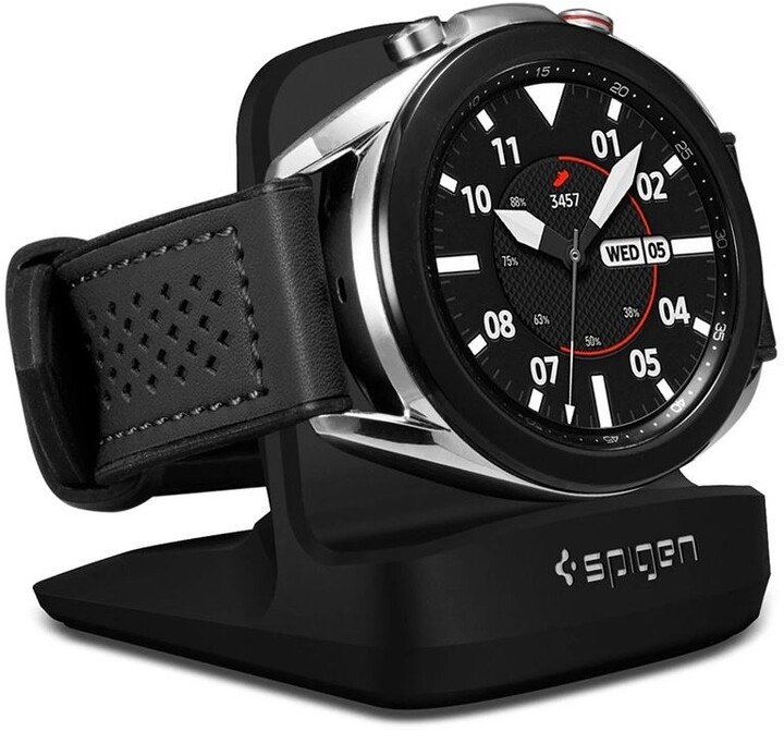 Mbajtëse karikuese Spigen për Samsung Galaxy Watch 3, e zezë