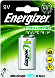 Bateri rikarikueshme Energizer ENPP3Y001A, 9V, 175mAh