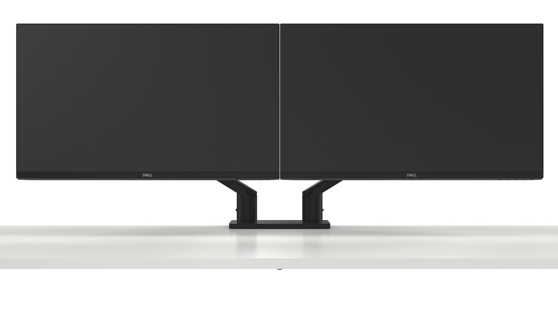 Standi për dy monitorë Dell 482-BBDL, 19"–38", VESA 100x100, deri 10 kg, i zi