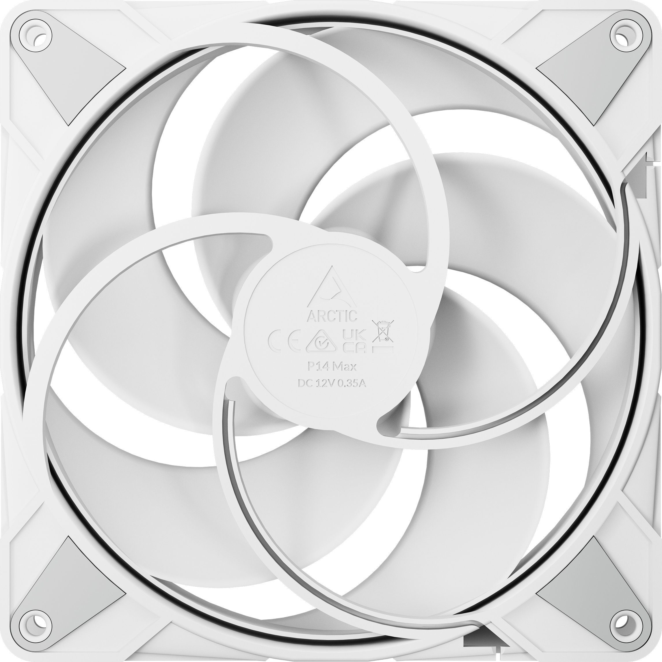 Ventilator ARCTIC P14 Max, 140mm, PWM, i bardhë