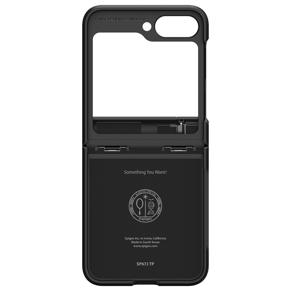 Këllëf telefoni Spigen Tough Armor Pro, për Samsung Galaxy Z Flip6, i zi