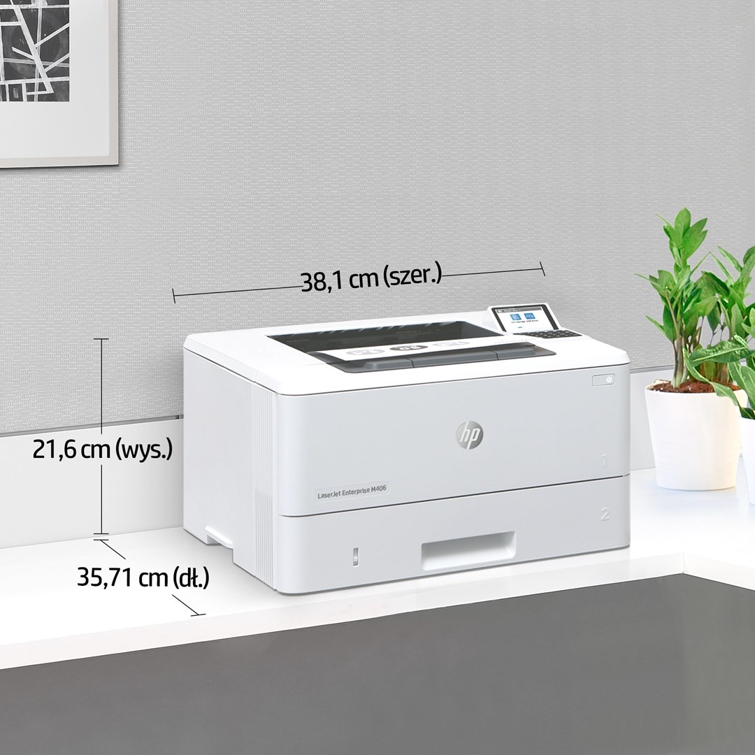Printer HP LaserJet Enterprise M406dn, Laser, i bardhë